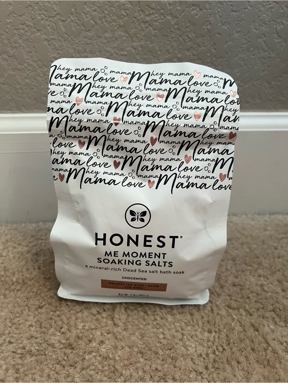 HONEST Me Moment Soaking Salts - White (Unscented)